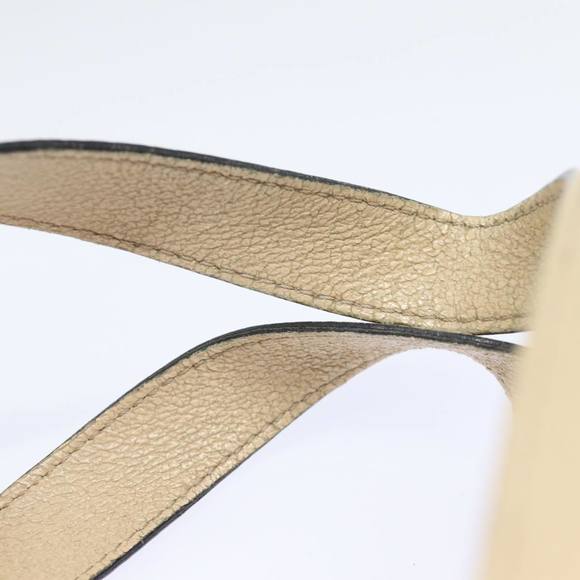 CELINE Hand Bag Leather Beige Auth 80891 - Picture 9 of 16